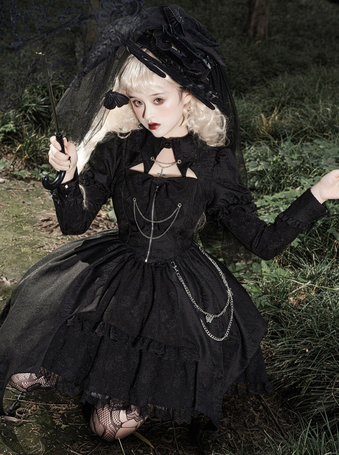 Dark Gothic Vampire Lolita Dress