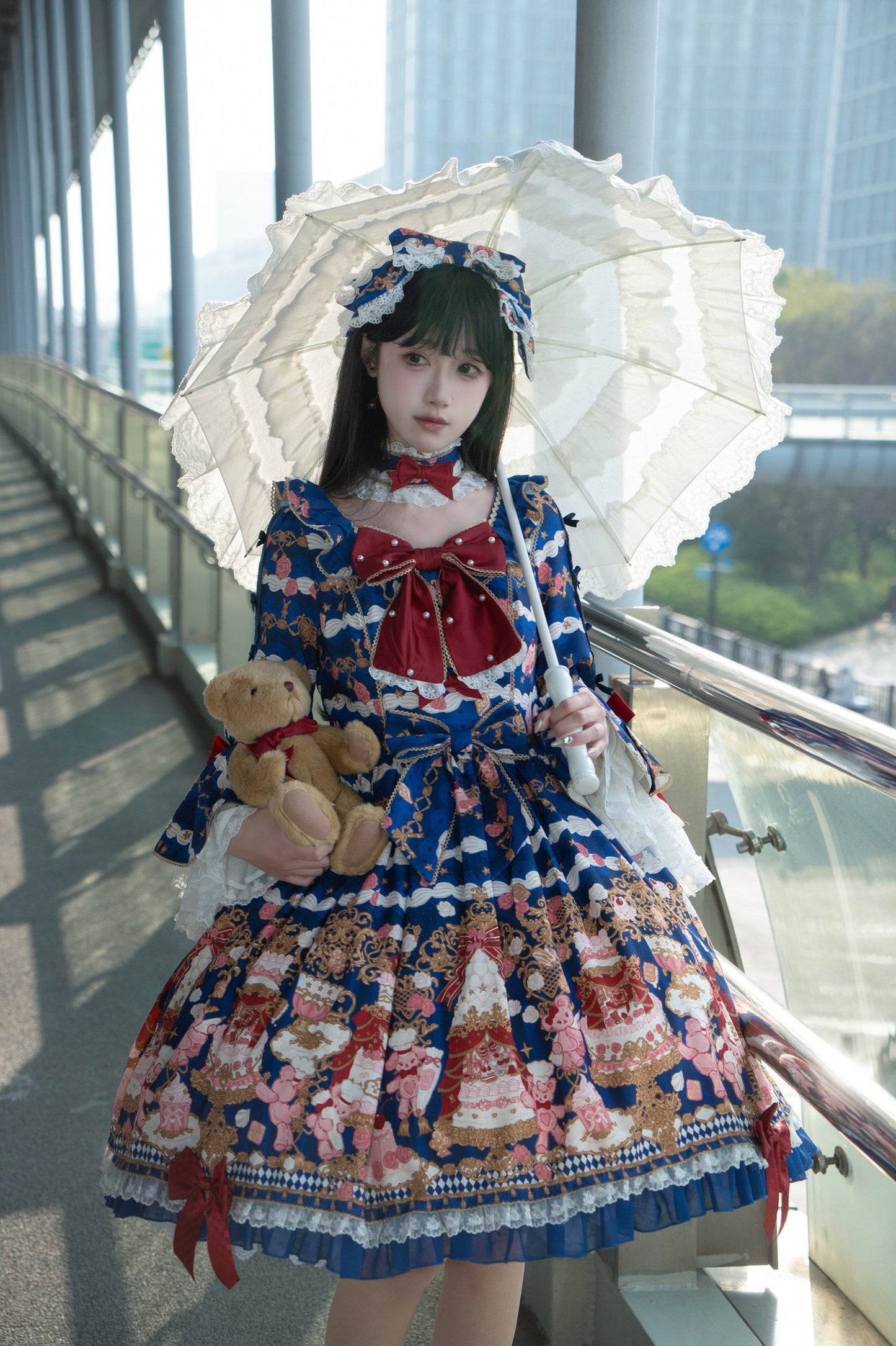 [pre-order Deadline: April 26] Retro Romance Sweet Lolita Ribbon Cake Print Series Accessories
