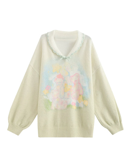 Sweet Bear Knit Sweater