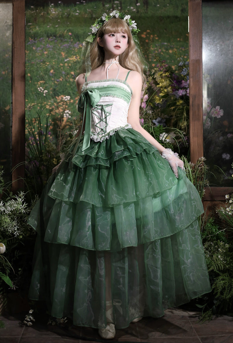 Lily Wisteria Top + Ruffle Skirt
