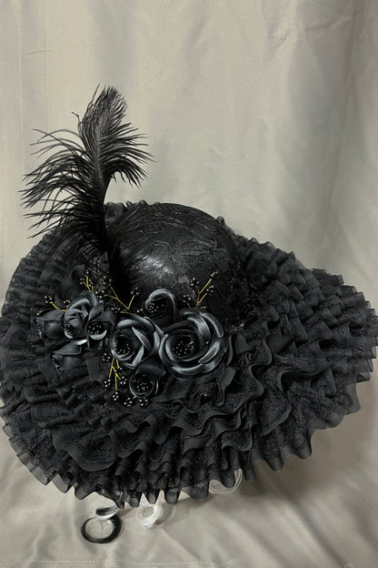 Gothic Rose Lolita Hat