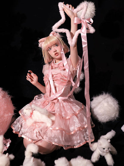 Pure Pink Sweet Princess Dress