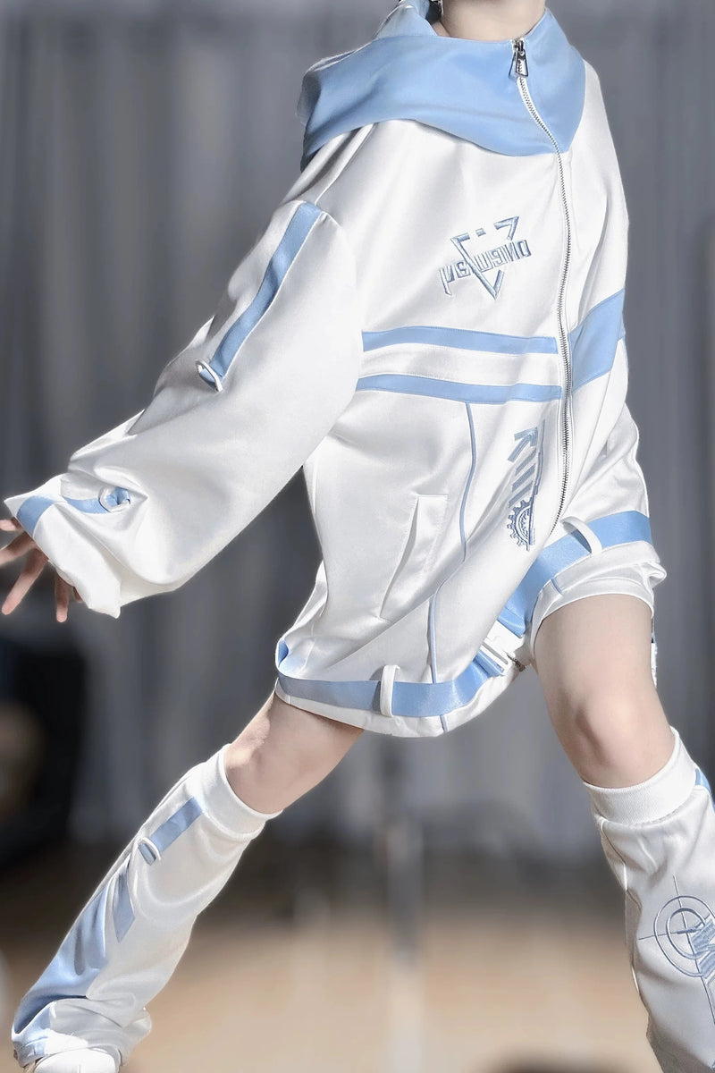 Aqua Subculture Jacket + Pants + Leg Warmers