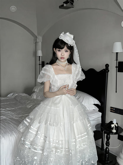Summer Tiered Lolita Dress + Lolita Jumper Skirt