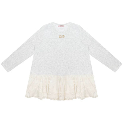 Retro Lace Ribbon Top