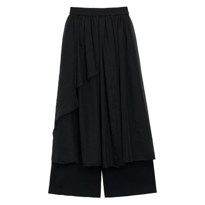 Chinese-style Top + Chiffon Pants + Corset