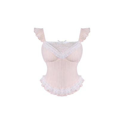 Edelplush Jacket +knit Suspenders +skirt