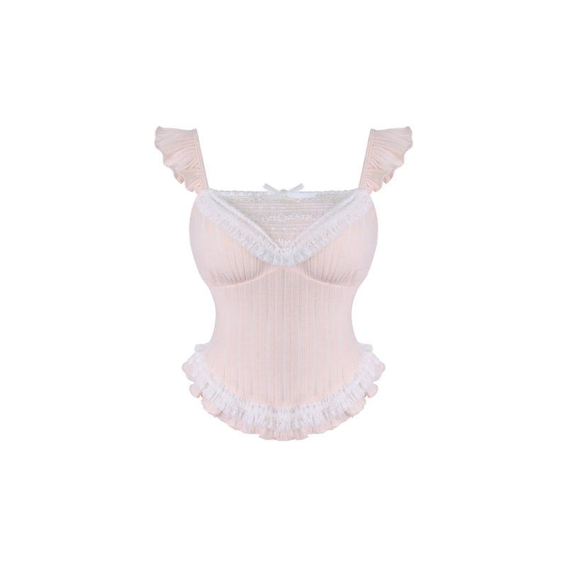 Edelplush Jacket +knit Suspenders +skirt