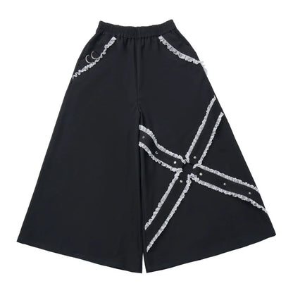Big Swing Shirt Design Top + Hooded Dress + Long Culottes