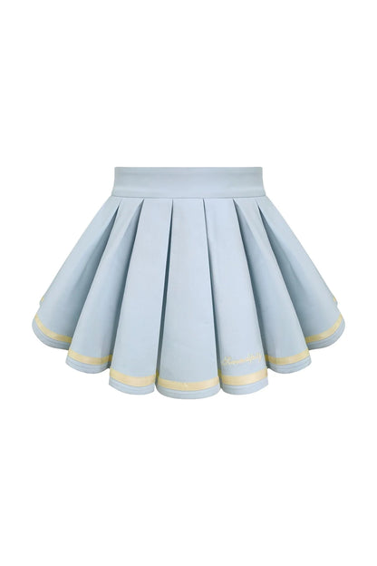 Academy Ribbon Top + Pleated Skirt