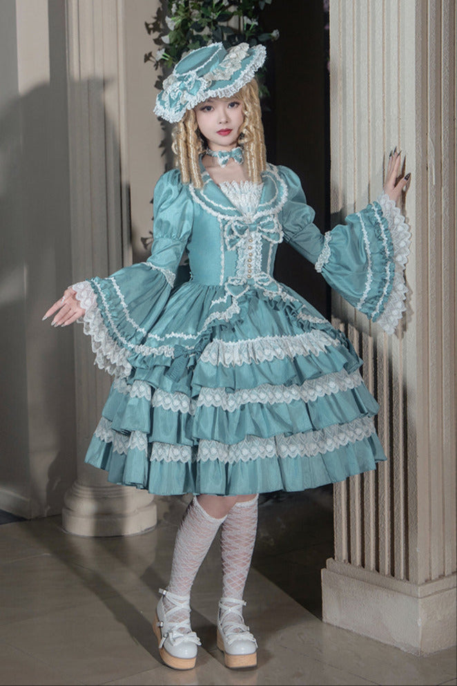 [order Deadline: January 19] Eternal French Doll Princess Sleeve Dress + Hat