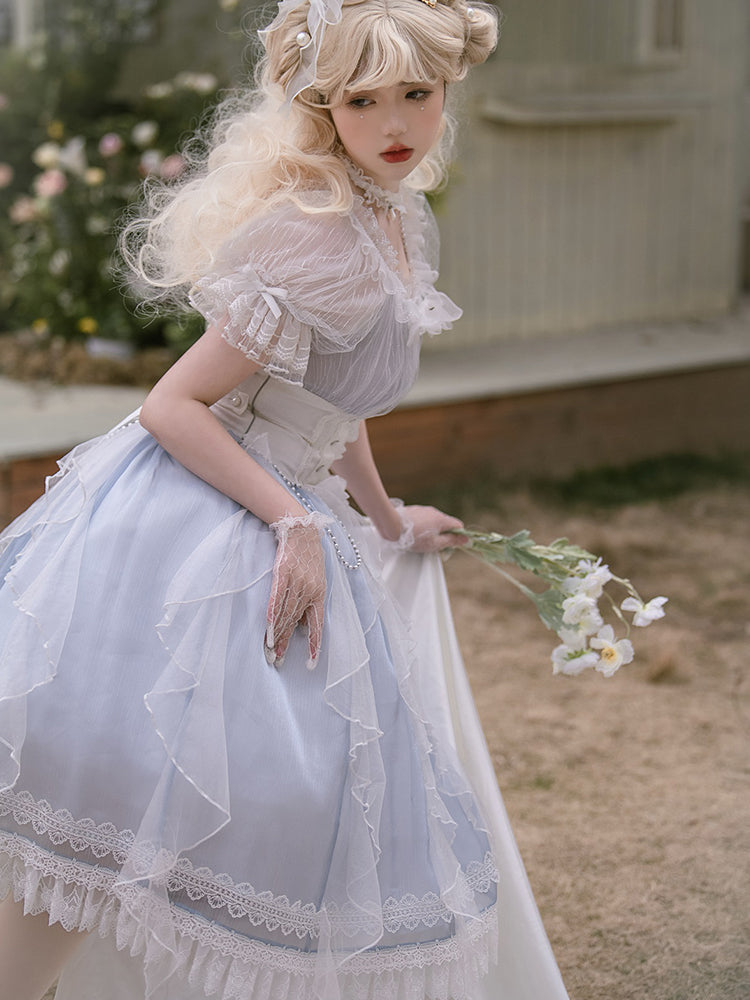Princess Flower Wedding Tea Party Dress