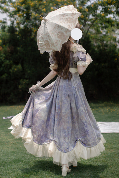 [order Deadline: December 30] Sun and Moon Poem Oil Paint Rose Dress Complete Set