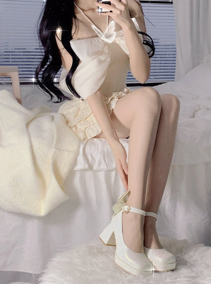 Shiny Patent Leather Heels
