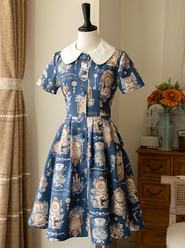 Eternal Echo Classical Print Lolita Dress Jacket Set