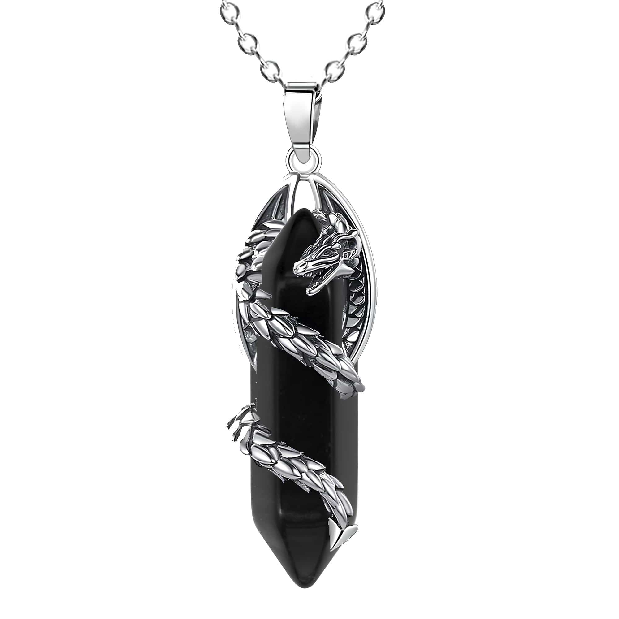 Celestial Dragonfang Crystal Necklace