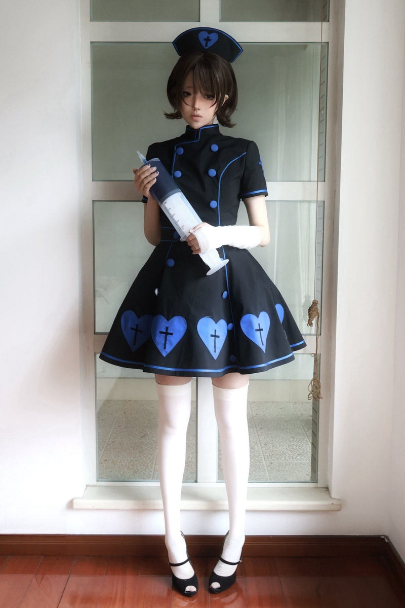 [pre-order Deadline: May 4] Heart Cross Nurse Cosplay Lolita Dress