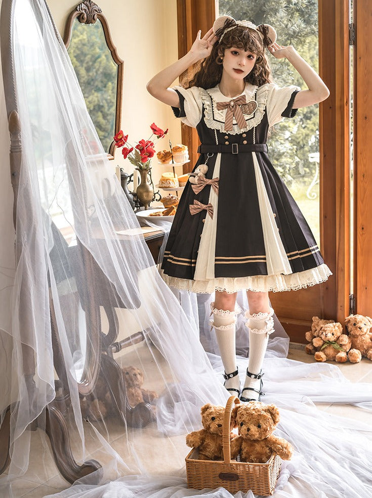 Chocolate Girly Retro Lolita Dress
