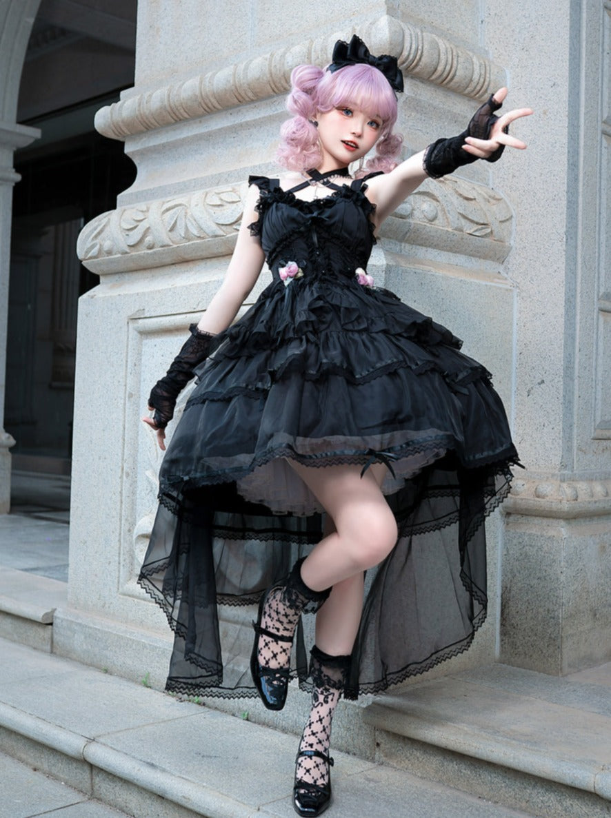 Rose Ruffle Flare Lolita Dress
