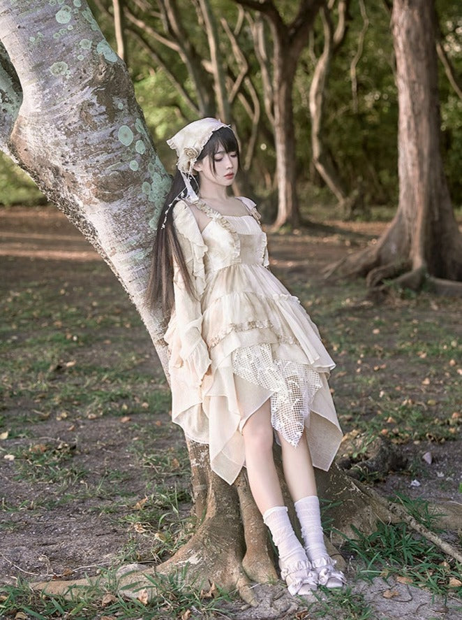 [pre-order] Light Rose Skirt + Cardigan
