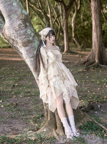 [pre-order] Light Rose Skirt + Cardigan