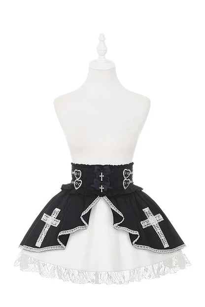 Cape Style Shirt + Cross Skirt + Hat