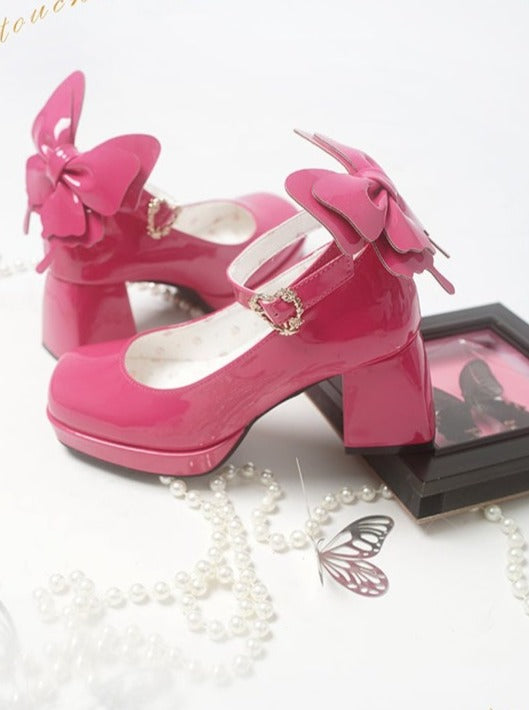 Shiny Patent Leather Heels