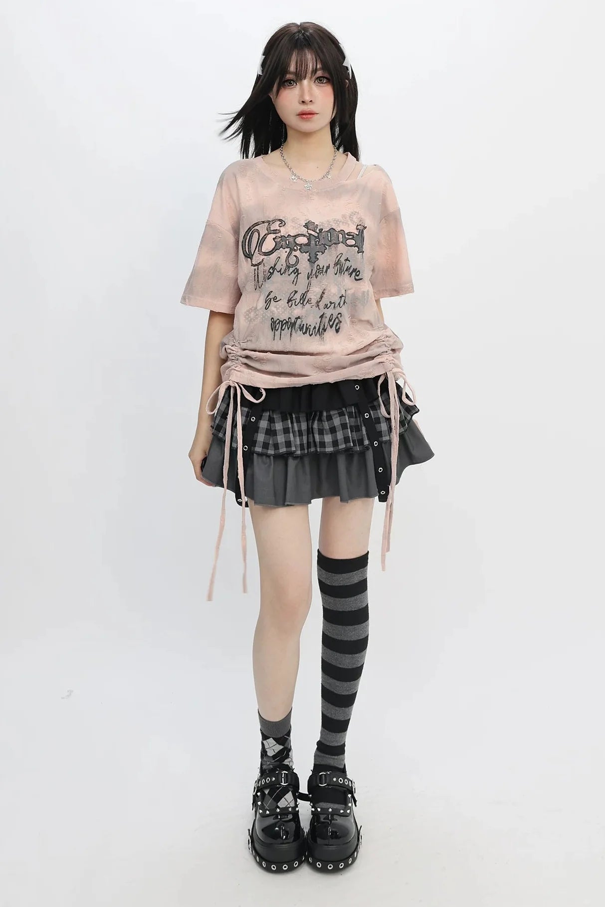 Y2k Tie-dye Off-shoulder Top