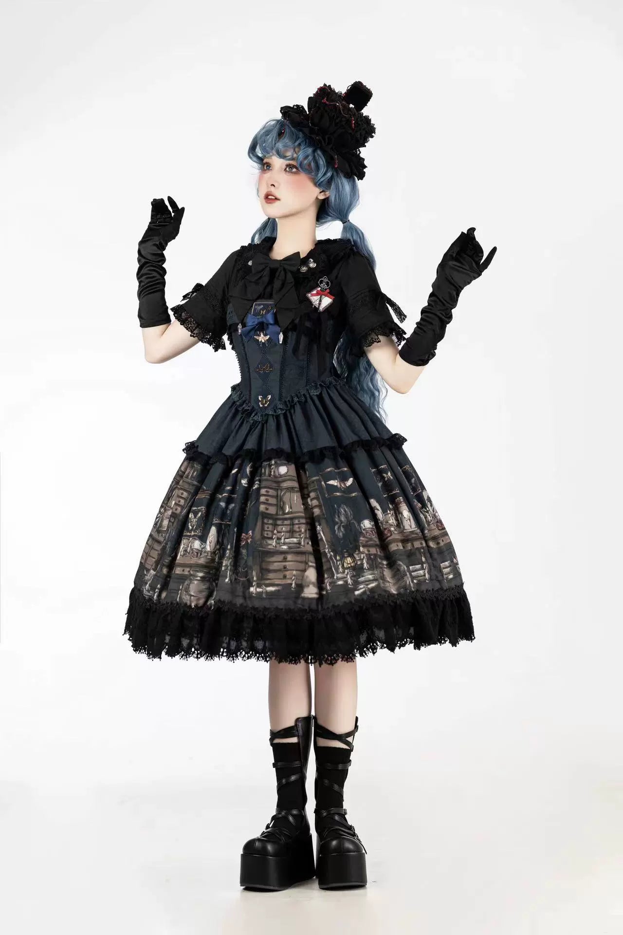 Spell Collection Room Stitch Fake Two Piece Dress
