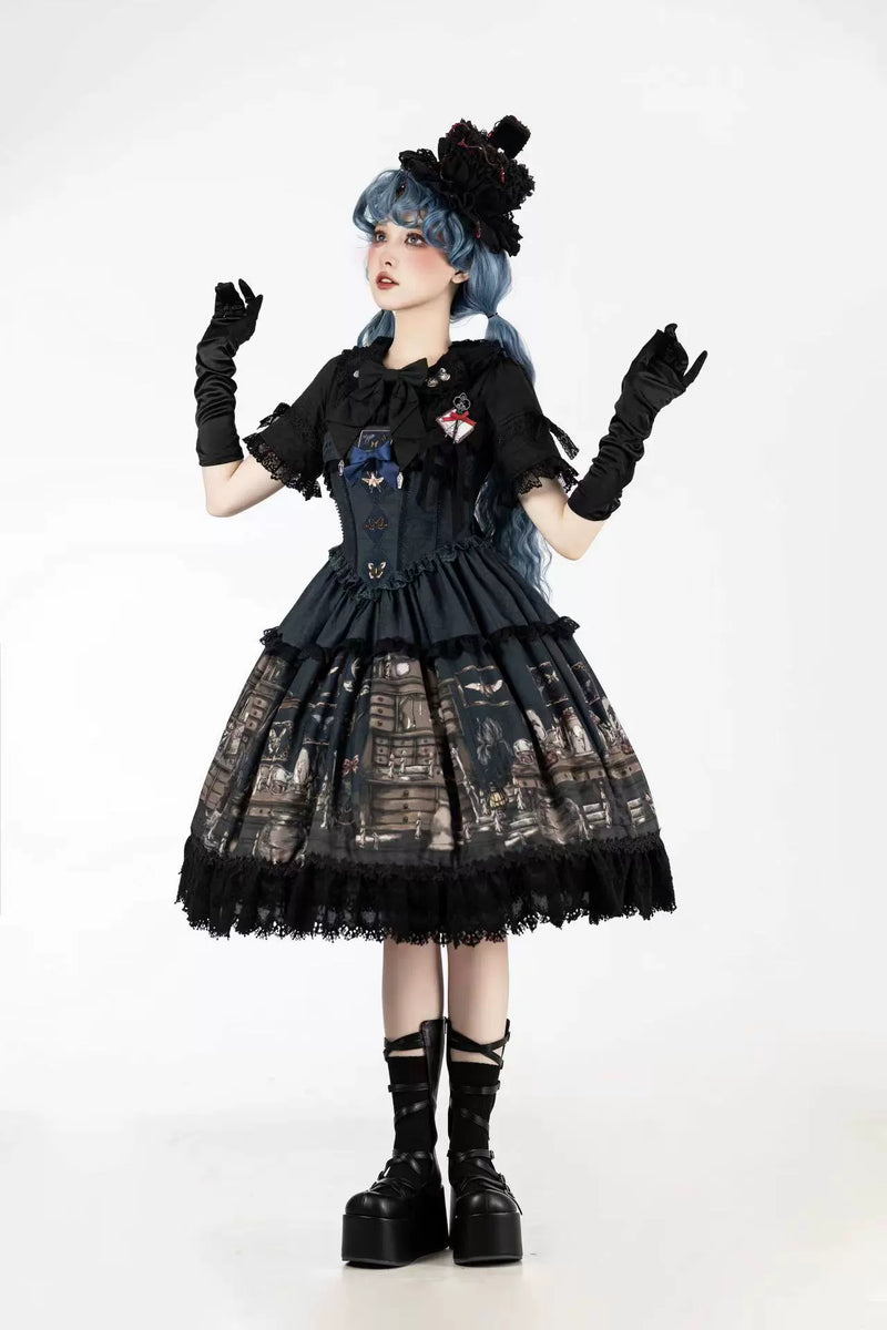Spell Collection Room Stitch Fake Two Piece Dress