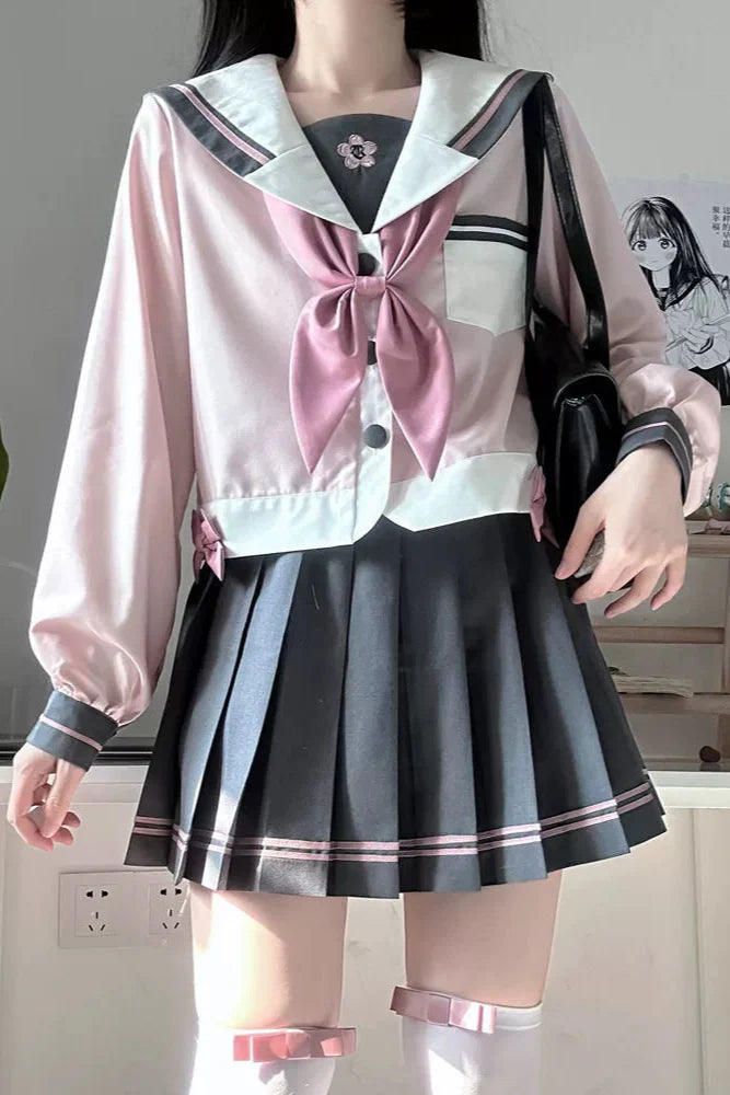 Sakura Color Heroine Sailor Suit