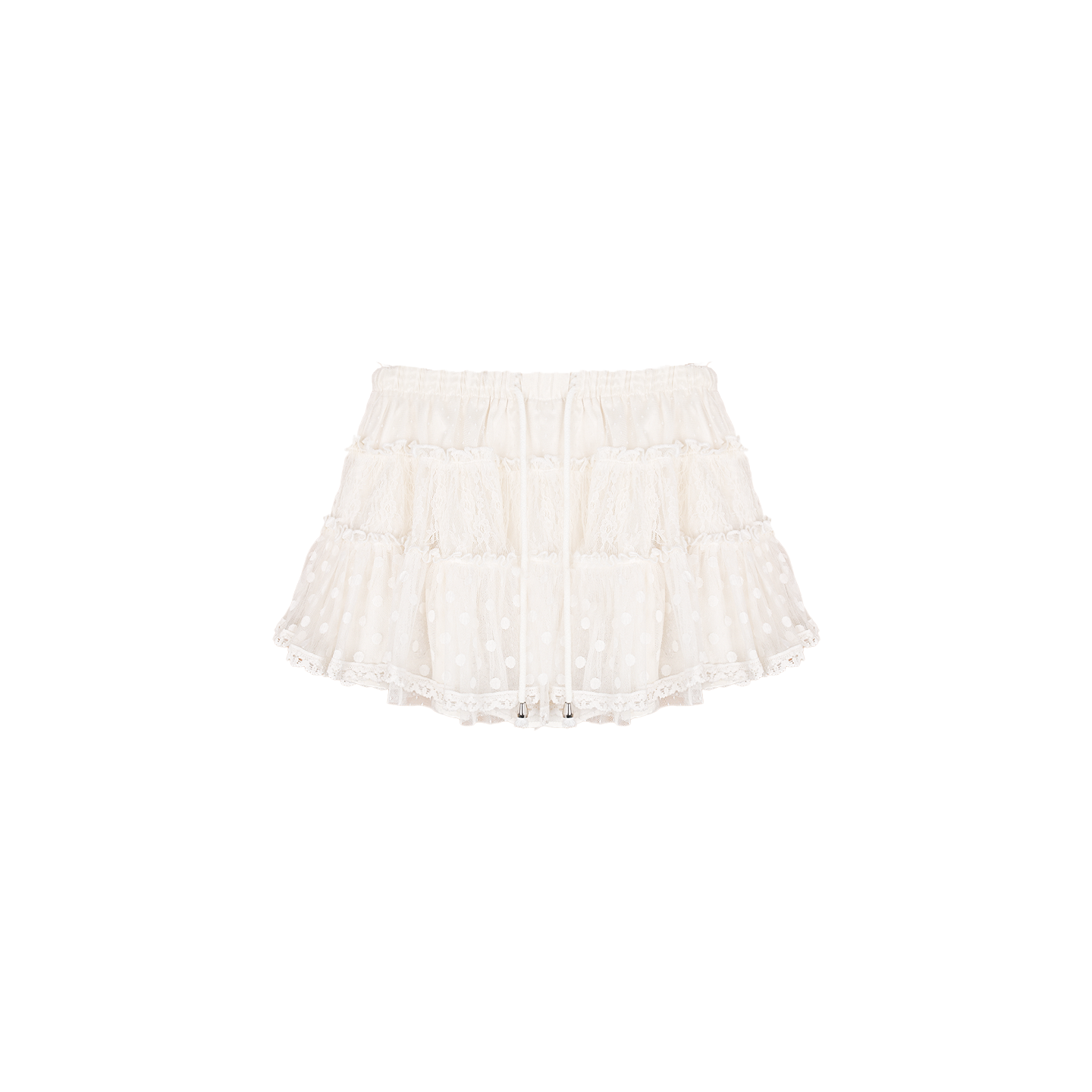 Lace Patchwork Knit Top + Skirt