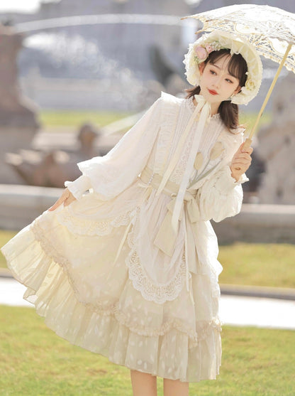 Pure Girly Tulip Ruffle Lolita Dress