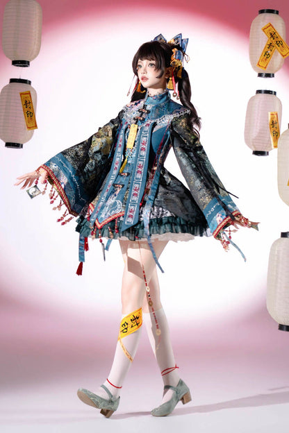 [pre-order] Little Zombie Cosplay Chinese Lolita Embroidery Dress