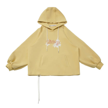 Creamy Jacket + T-shirt + Hooded Sweatshirt + Sweatpants
