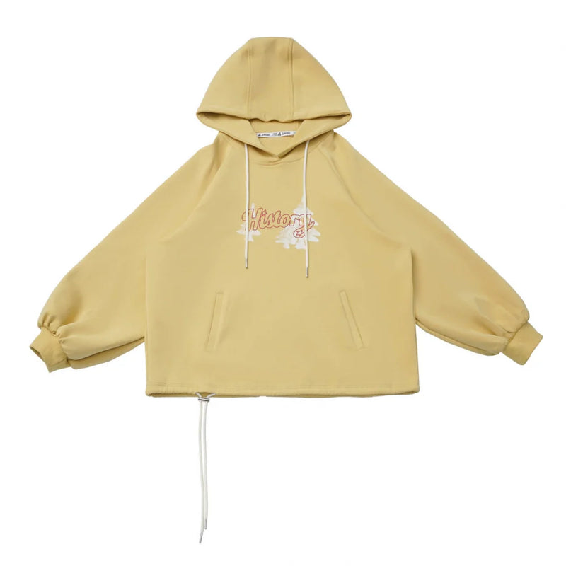 Creamy Jacket + T-shirt + Hooded Sweatshirt + Sweatpants