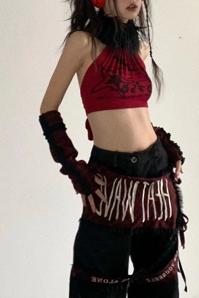 Punk Dark Rock Vest Top