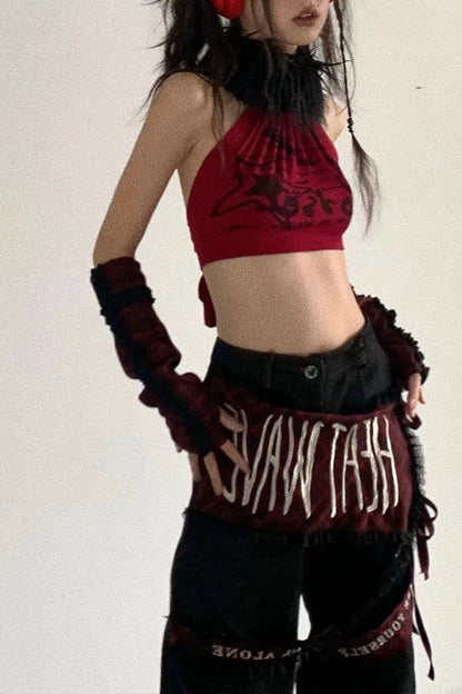 Punk Dark Rock Vest Top