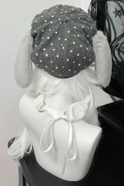 Polka Dot Puppy Hat