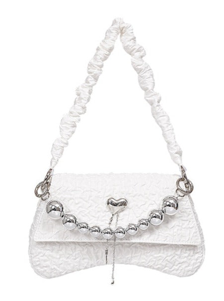 2-way Cross Chain Shirring Bag