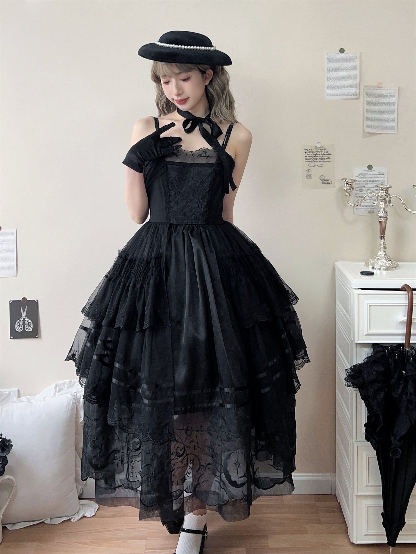 Summer Tiered Lolita Dress + Lolita Jumper Skirt