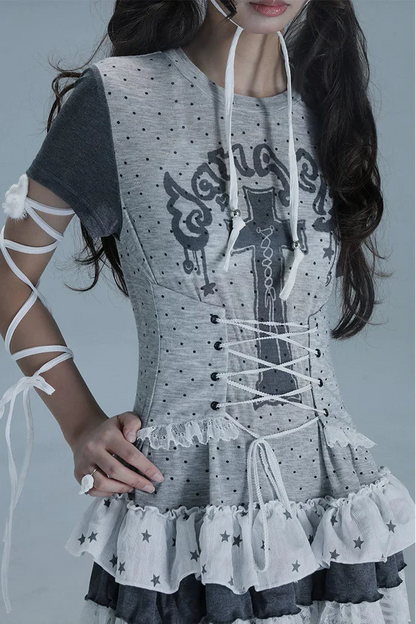 Cross Garden Lace Top