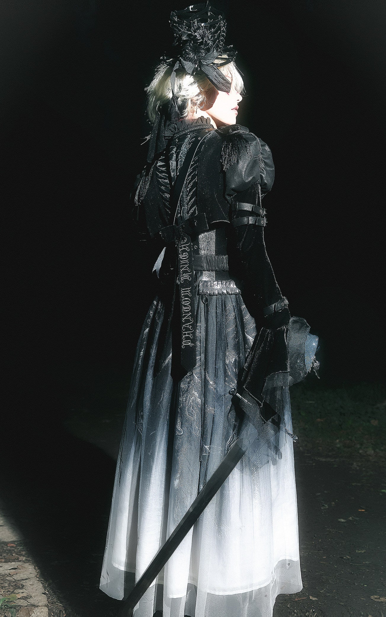 [pre-order Deadline: June 8] Phantom Knight Dark Gothic Military Dress Full Set (jacket + Bustier Top + Skirt)