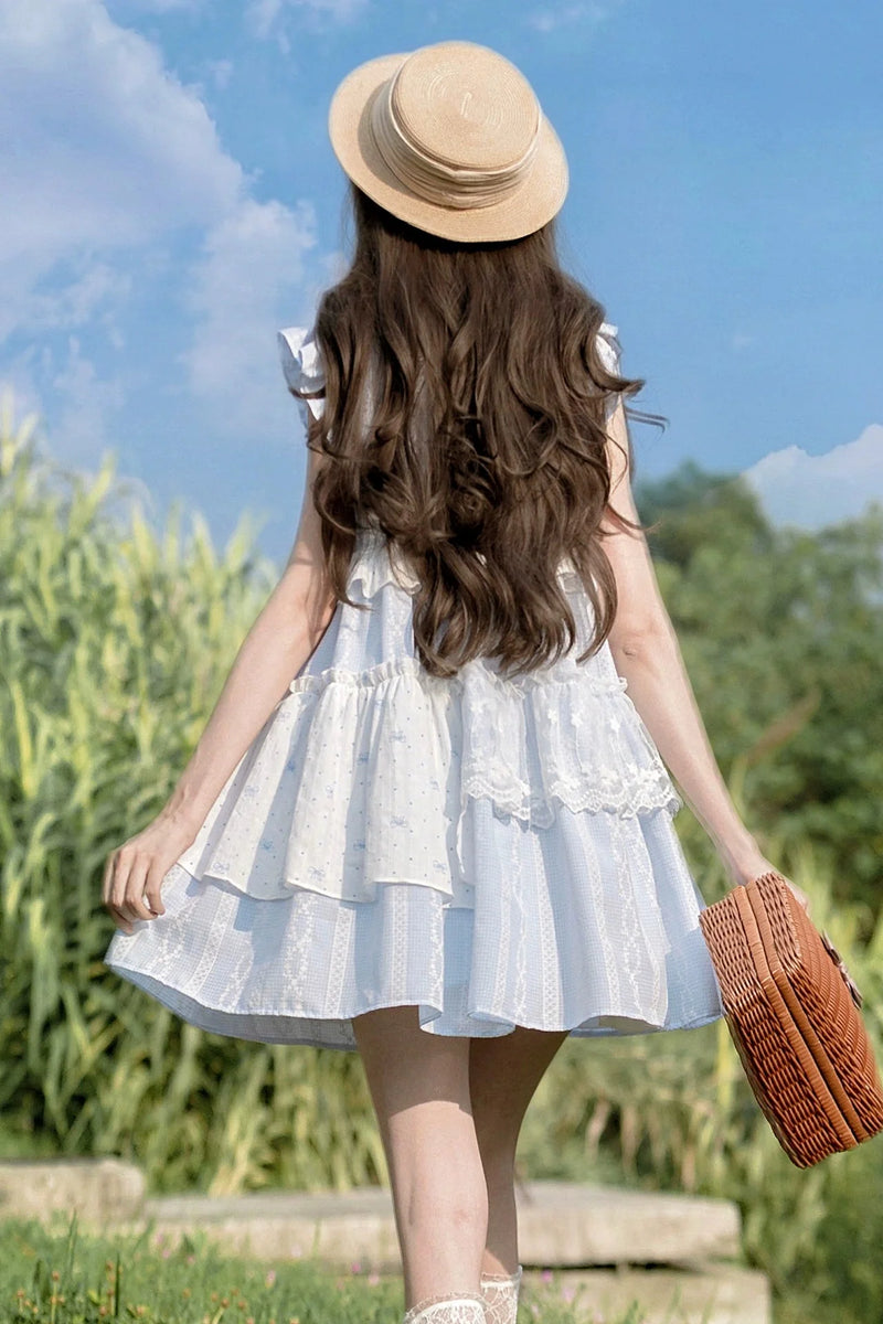 Fly Sleeve Baby Doll Dress