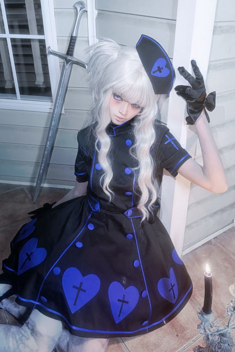 [pre-order Deadline: May 4] Heart Cross Nurse Cosplay Lolita Series Nurse Hat