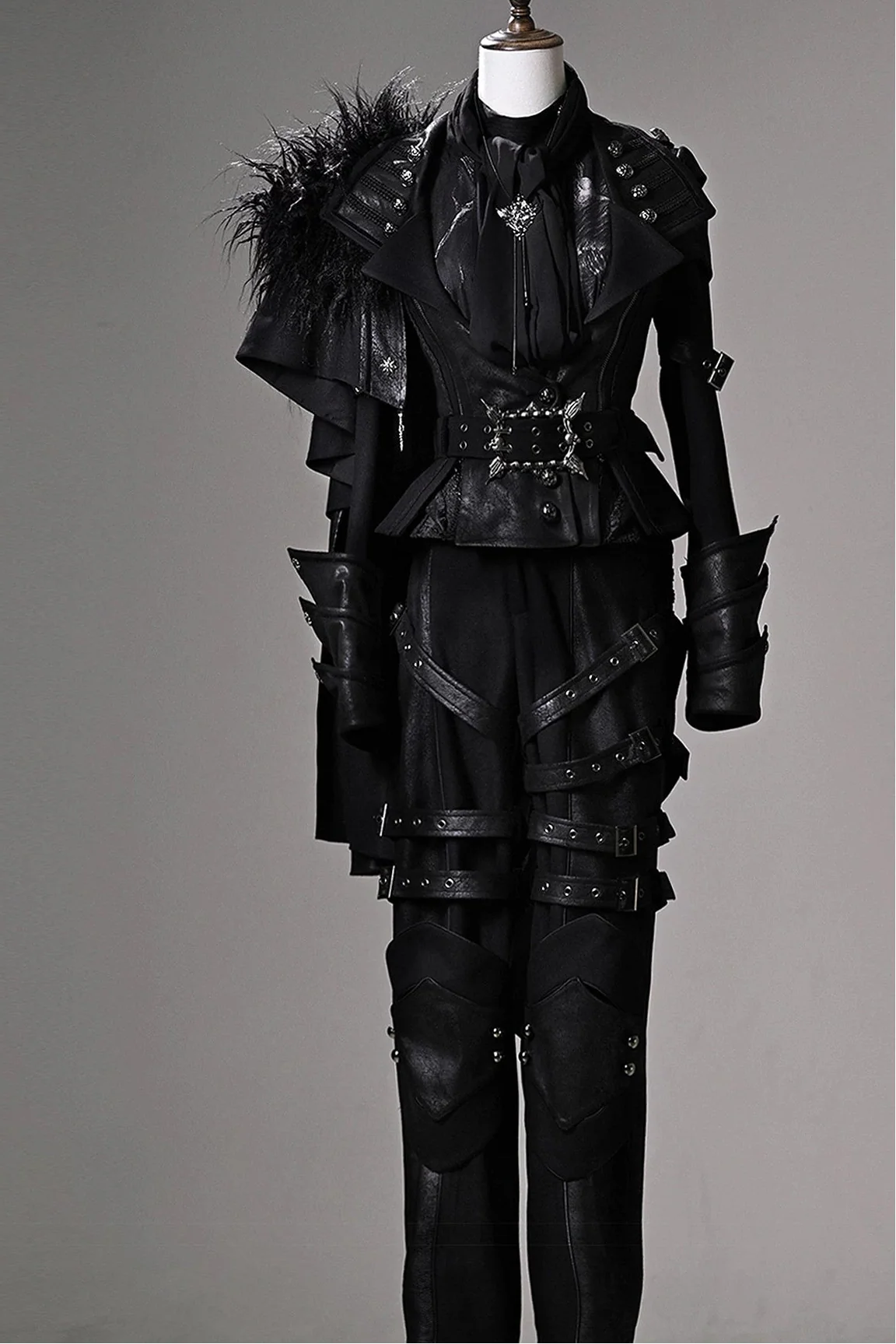 [pre-order Deadline: June 8] Phantom Knight Dark Gothic Prince Suit Full Set (jacket With Cape + Top + Pants)