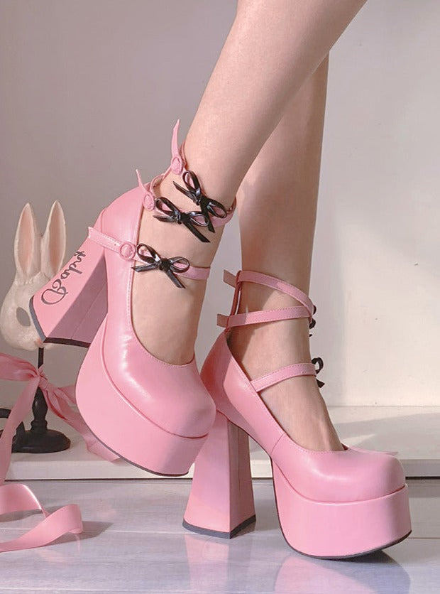 Logo Lolita Sweet Bow Shoes
