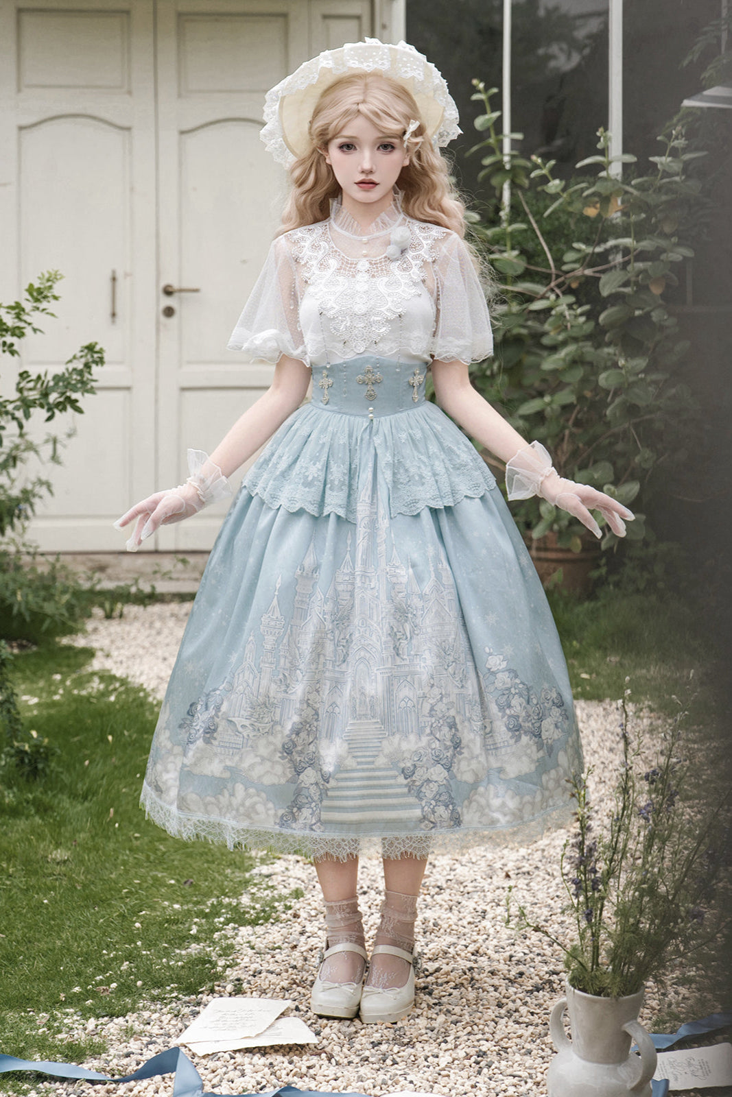 Princess Cape + Camisole + Skirt