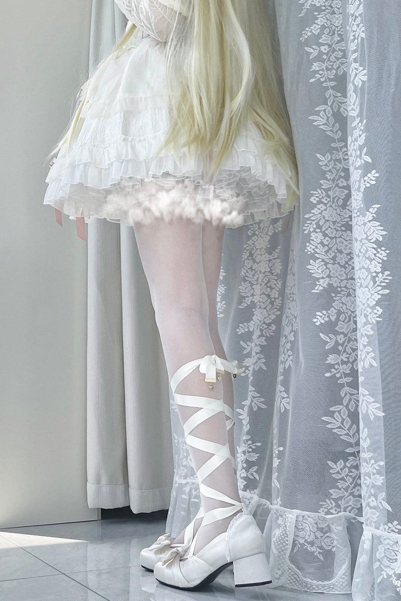 Lace-up Ribbon Ballet Lolita Shoes