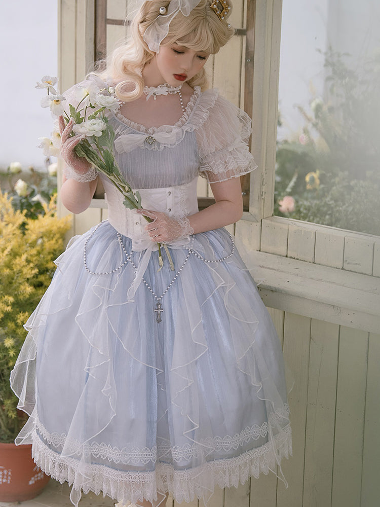 Princess Flower Wedding Tea Party Dress